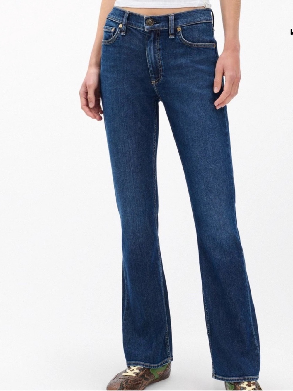 Rag & Bone 26 Jeans The Peyton Mid-Rise Bootcut Vintage Stretch in Rhinebeck NWT